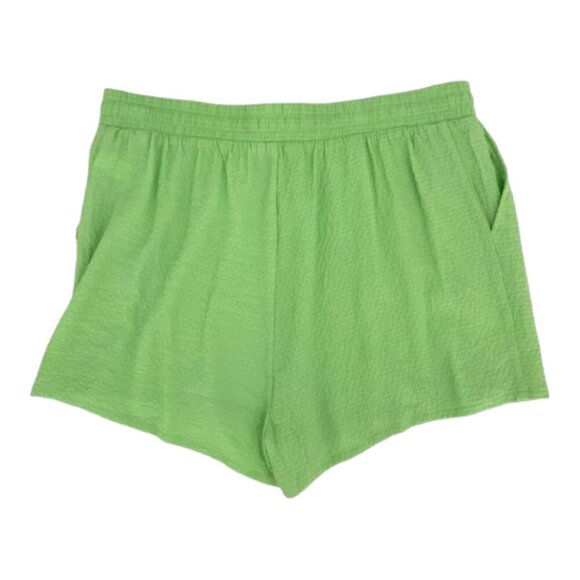 BP. Greece Textured Pull-On Shorts Women’s Green Size 1X NWT $32 - Picture 4 of 4